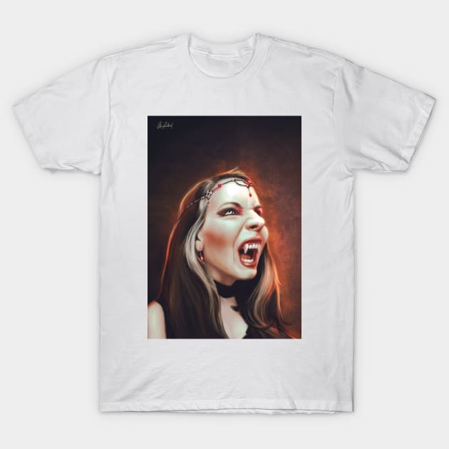 Vampire queen T-Shirt by Artofokan